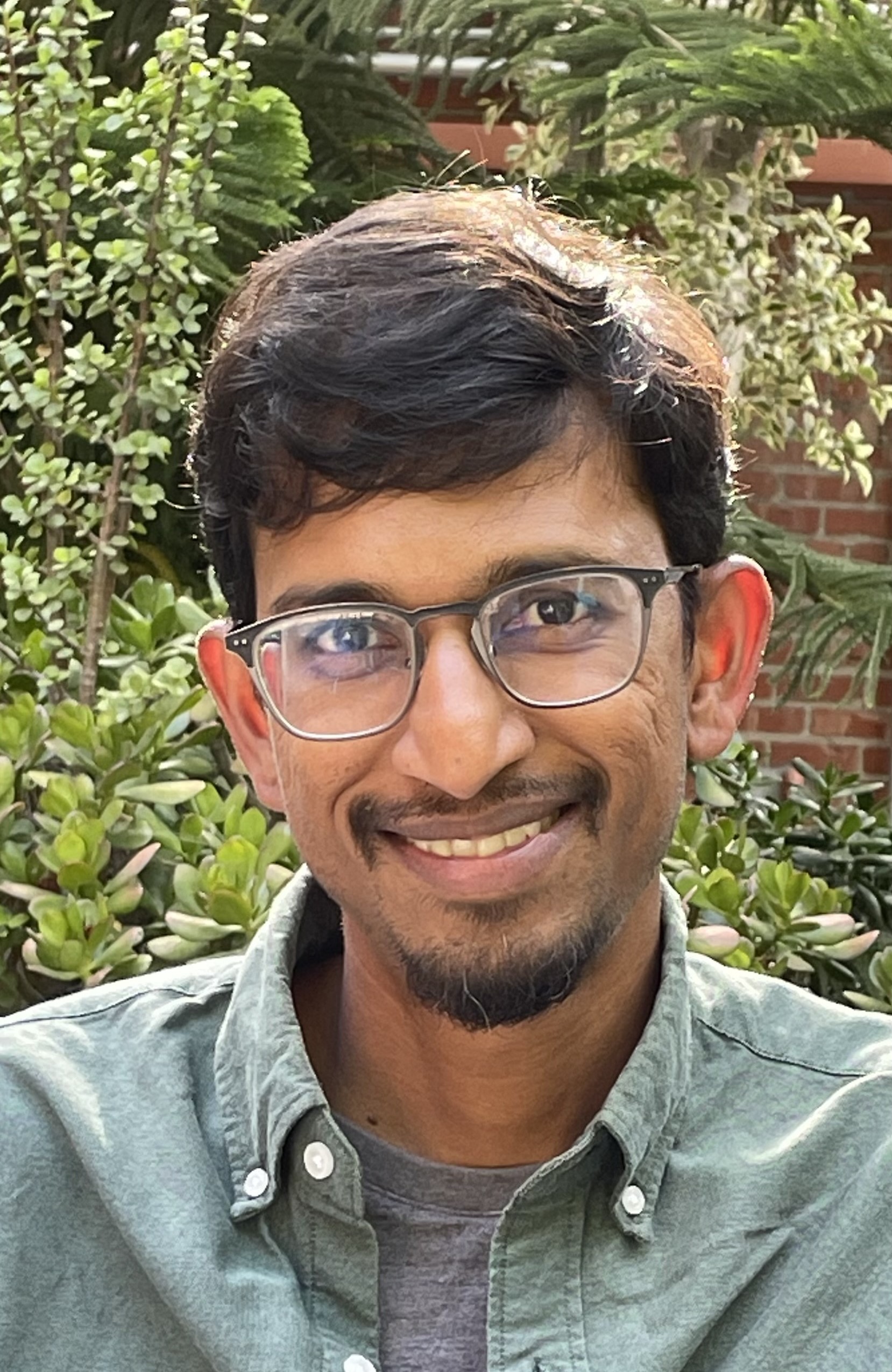 Close-up portrait of Ashok Kanagasundram, architect based in Los Angeles, specializing in residential and commercial design.