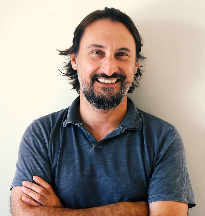 Close-up portrait of Lorenzo Spano, architectural consultant with international experience in residential, institutional, and civic design.